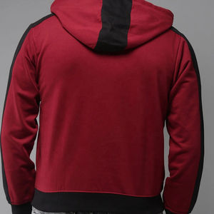 Nouveaux sweats à capuche zippés sur le côté pour hommes, hiver 2025, personnalisés, 100% coton, polaire, demi-zip, sweats à capuche zippés sur le côté - Product Image 3