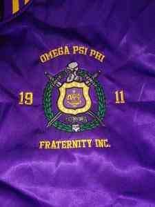 Vestes universitaires en satin personnalisées, col montant d'hiver, logo frontal, Omega Psi Phi Zeta Beta Sigma Rho Epsilon Gamma Omega Chi Eta Delta - Product Image 6