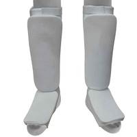 Protège-tibias en cuir et PU de haute qualité sur mesure, grande taille, avec protection pour la boxe/MMA/karaté (junior/senior/jeunes)