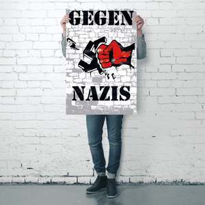 Anti-Nazi <b>Poster</b> for Displaying on Wall Made of Durable Paper - Product Image 4