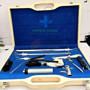Ensemble de sigmoidoscope ORTHO GENIX OG-47 de haute qualité, proctoscope, anoscope, forceps en acier inoxydable, instrument manuel CE - Product Image 1