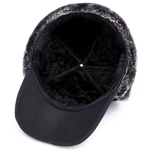 Bonnets en cuir véritable de haute qualité en gros taille personnalisée motif imprimé meilleurs accessoires d'hiver personnalisés - Product Image 6