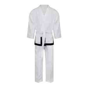 Kimono d'entraînement en coton léger professionnel, durable et confortable, uniforme de karaté, de BJJ et de judo, fabricant de kimonos d'arts martiaux sur mesure - Product Image 5