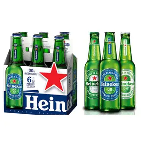 Dänemark Heineken Bier in Flaschen und Dosen / Heineken Großbier 330 ml / Heineken-Bier