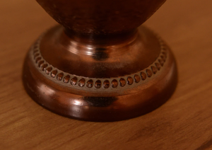 แจกันโลหะสีทองแดงสไตล์โบราณกระถางต้นไม้ตกแต่งวินเทจสำหรับตกแต่งบ้านโรงแรมโต๊ะแจกันแต่งงาน - Product Image 5