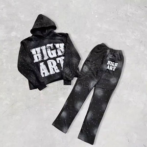 Survêtement léger et respirant à séchage rapide pour homme, orné de strass, idéal pour l'extérieur en hiver, à prix abordable - Product Image 2