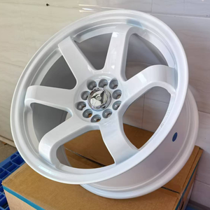 ล้อรถยนต์นั่งส่วนบุคคล4สีขาวดำ17นิ้ว5-100 5*114.3 5รู5รูล้ออัลลอยด์ - Product Image 1