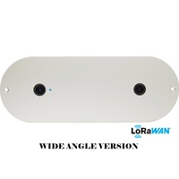 COMPTIPIX SPOT GREY 1, Contador de Flujo de Personas 3D de Gran Angular con Tecnología LORAWAN para Monitoreo de Ocupación y Oficinas Inteligentes, IoT, Edificios Inteligentes