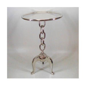 Juego de mesa de centro de metal fundido de aluminio moderno de lujo Diseño elegante y duradero para decoración de hoteles, resorts y salones VIP - Product Image 6