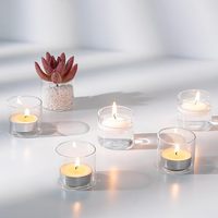Bougeoir en verre clair porte-lumière de thé mini bougeoirs flottants pour la maison fête de noël centres de table décor