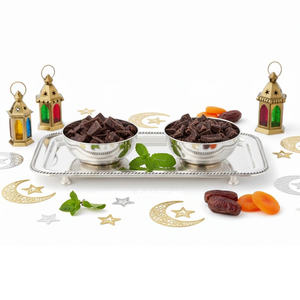 Bol à chocolat martelé poli brillant avec assiette Nouvelle arrivée Bol à bonbons design Forme ronde Vaisselle Bol à chocolat - Product Image 2