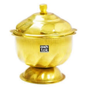 Cuencos Katori de latón sostenible hechos en la India, cuencos Bhog Katori para servir, cuencos del desierto, técnica pulida para viajes - Product Image 1