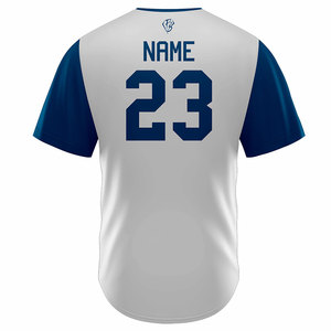 Camiseta de Béisbol Personalizada con Tu Propio Logotipo, Transpirable, Elástica, Antibacteriana, de Secado Rápido, Cuello en V, Material de Alta Calidad - Product Image 3