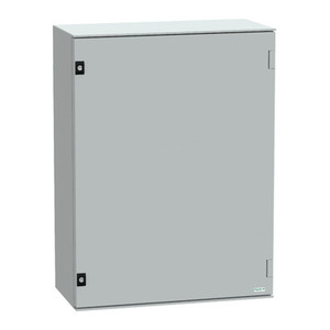 Per Schneider Electric NSYPLM86PG - Contenitore a parete in poliestere Thalassa PLM con porta liscia e piastra metallica per elettronica - Product Image 1