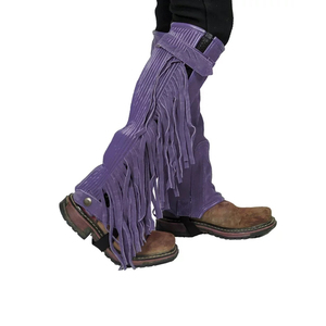 Cuero para montar a caballo de diferentes colores Chaps completos Fabricante de Pakistán Chaps de cuero hechos a medida - Product Image 4