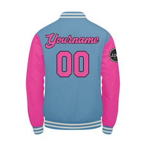 Veste de sport en cuir et laine personnalisée avec broderie haut de gamme pour les équipes sportives d'élite - Product Image 3