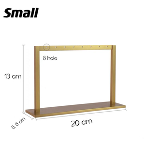 ที่แขวนเครื่องประดับอลูมิเนียมติดฉลากส่วนตัวพร้อมขาตั้งตกแต่งเหมาะสำหรับใส่เครื่องประดับขนาดใหญ่และสร้อยคอ - Product Image 2