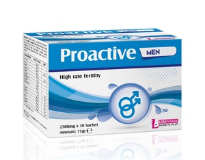 Proactive Women's Best Fertility 30 <b>Sachets</b> Pack Natural Herbal Extracts Powder Antioxidant Supplements GMP Certified 24-Month - Product Image 1