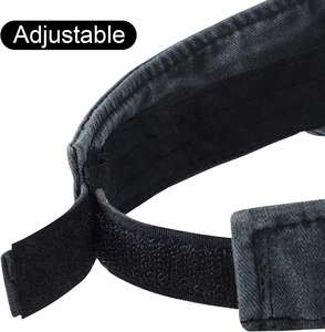 Wholesale High Quality Denim Sun Visor Hats Adjustable Hat Golf <b>Tennis</b> Summer Casual Sports Sun Visor <b>Caps</b> - Product Image 3