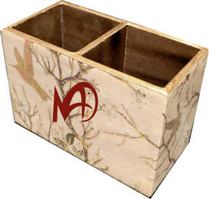 Cubiertos de conteo de esmalte de estilo clásico de dos secciones, cubiertos de madera con acabado brillante de impresión Digital para mesa de cocina, uso en el hogar - Product Image 3