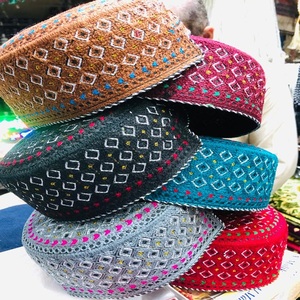 Nouveau design de casquette islamique pour hommes de haute qualité musulman en relief - Product Image 2