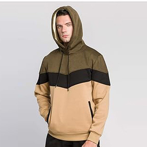 เสื้อฮู้ดขนแกะสวมหัวแขนยาวสำหรับผู้ชายเสื้อสเวตเชิ้ตลำลองแบบสวมหัวมีสีแปลกใหม่ - Product Image 3
