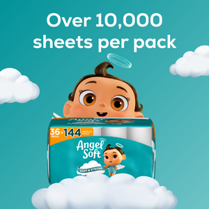 Angel Soft 2-Ply Toilet Paper, 36 Mega Rolls, 320 <b>Sheets</b> Per Roll - Product Image 3