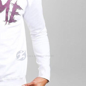 Sudaderas de Felpa de Algodón con Pedrería para Hombre, Diseño Moderno de Alta Calidad, Transpirables, Antiarrugas, Talla Personalizada - Product Image 4