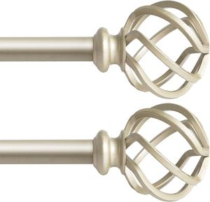 อุปกรณ์ตกแต่งผ้าม่านโลหะสีทองทันสมัยพร้อมที่ยึดอุปกรณ์ฮาร์ดแวร์สำหรับม่าน - Product Image 4