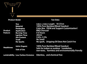 Foldable Bamboo Charcoal <strong>Logs</strong> 12pcs 8cm Reusable for Travel Pottery Kiln Kit - Product Image 4