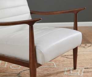 Kafa Scandinavian Modern Brown Solid Teak Wood Dining <b>Chair</b> for Home Office Apartment Villa Use - Product Image 6