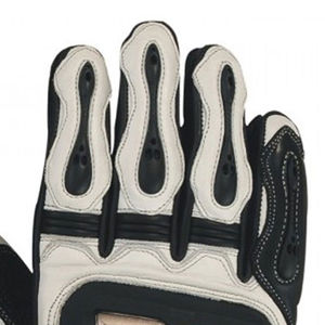 Gants de course en cuir à doigts entiers pour hommes en gros respirant équipement de protection sport écran tactile sur mesure pour moto - Product Image 5