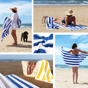 High Quality Luxury Eco-friendly Quick-Dry <b>Lightweight</b> Cotton Solid Color <b>Beach</b> <b>Towels</b> Custom Made for <b>Beach</b> and Pool All-Season - Product Image 3