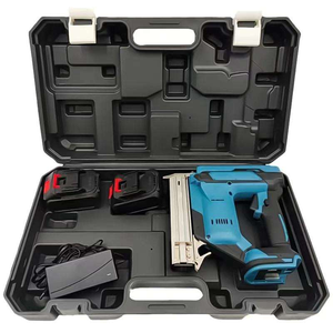 1022J en forma de U 21V batería inalámbrica sin escobillas grapadora eléctrica <span class=keywords><strong>para</strong></span> carpintería muebles clavado DIY Kit - Product Image 2