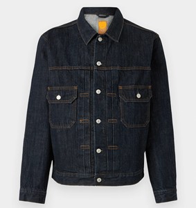 Veste en jean pour homme 100% coton personnalisée de haute qualité avec tissu selvedge lavé personnalisé et décoration boutonnée, vestes en jean OEM/ODM - Product Image 1