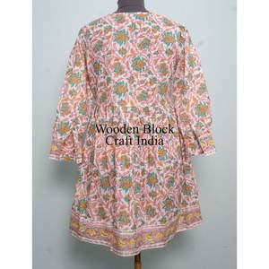 <b>Print</b> <b>Dress</b> Casual Midi <b>Dress</b> for casual wear Beautiful <b>Indian</b> HandBlock <b>Print</b> Cotton <b>Dress</b> for Women's Block knee-length <b>dress</b> - Product Image 5