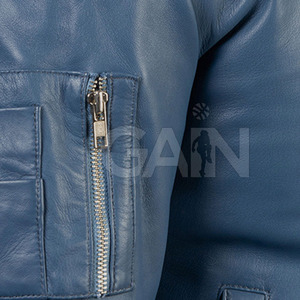 Vestes en cuir de qualité supérieure pour hommes en vente Veste d'hiver à col montant de toutes les couleurs Tailles Vestes en cuir pour hommes - Product Image 5