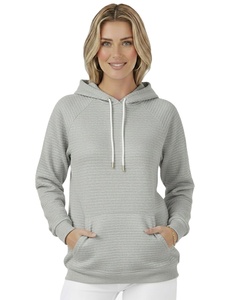 Sudadera con capucha de Invierno para mujer de alta calidad OEM 100% Material de poliéster Jersey transpirable Impresión de logotipo personalizado - Product Image 1
