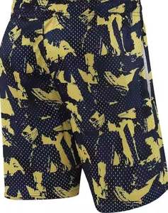 Pantalones cortos de playa con patrón caliente y cordón Vintage para hombre, precio al por mayor, secado rápido, impermeables, transpirables, 100% poliéster - Product Image 2