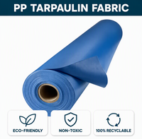Rouleau de tissu en bâche PP imperméable, haute résistance, écologique, non toxique, recyclable, tissu industriel pour les couvertures de camions et les marchandises