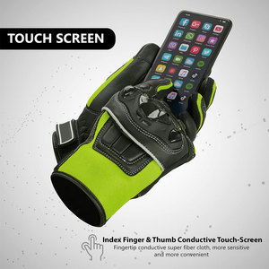 Gants de course pour hommes de couleur personnalisée de haute qualité les plus vendus en cuir véritable vêtements de sport d'hiver - Product Image 6