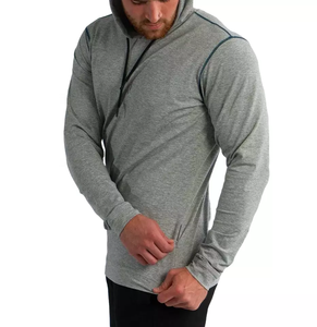 Sudadera con capucha de diseño de alta calidad para hombre, con logo personalizado, de algodón suave, con prensa de calor e impresión - Product Image 3