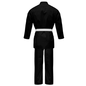 Uniformes de Karate de color negro y algodón 100% personalizados para hombre de buena calidad, gran oferta en 2025, uniforme de artes marciales, uniforme de Karate OEM - Product Image 3