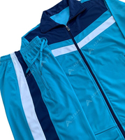OEM equipo personalizado logotipo y bordado escuela y universidad uniforme chándal con material de primera calidad chaqueta con cremallera luz Wei