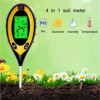 Vente Flash Testeur de Sol Électronique Numérique 4-en-1 Mesure PH/Température/Humidité/Luminosité