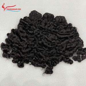 Extensiones de Cabello Remy Vietnamita al Por Mayor, Cabello Birmano Rizado en Trama, Mechones Suaves con Rizos Completos, Peluca de Cabello Birmano Rizado - Product Image 2