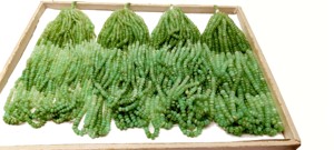 Cuentas de gema sueltas de crisoprasa natural, forma de cuentas, alta calidad, tono verde, lote de mayorista indio, gemas Mehrajudin, cuentas de terceros - Product Image 3