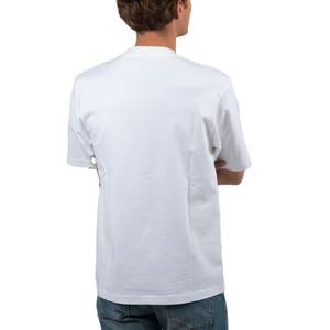 เสื้อยืดผู้ชายสุดหรู ผ้าไม่ทอ ทรงโอเวอร์ไซส์ ล้างสีแบบแอซิด ระบายอากาศได้ดี คุณภาพสูง สกรีนโลโก้ได้ตามต้องการ สไตล์วินเทจ แบบเรียบ - Product Image 5