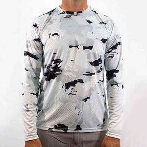 Chemise de pêche pour homme avec impression par sublimation personnalisée, manches longues, séchage rapide, légère, protection UV UPF50, vêtements de pêche d'été avec logo personnalisé - Product Image 1