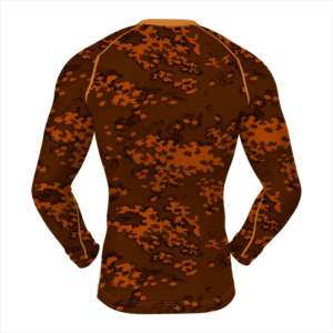 Chemise décontractée à manches longues pour homme, séchage rapide, pour la randonnée, l'escalade, la chasse, sous-vêtement respirant en élasthanne/polyester imprimé pour - Product Image 2